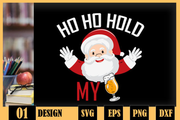 Christmas in July Ho Ho Hold My Beer Graphics